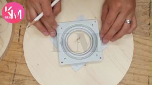 Ring Meja Besi Putar & Bracket Persegi Kolaher