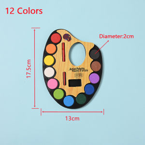 12colors kids water color paint design painting arts&crafts school supplies Office Supplies
