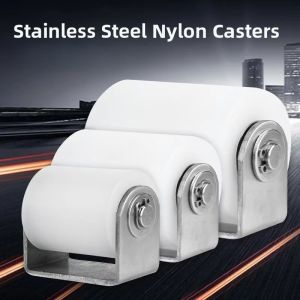 Nylon Wheel with Frame Sliding Door Roller Polypropylene PP Plastic Wheel Positioning Guiding Wheel Castor for Doors And Windows