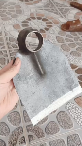 (Vừa) Lưỡi quốc đất cuốc làm vườn làm ruộng thép rèn sắt bén và bền 16x18 cm