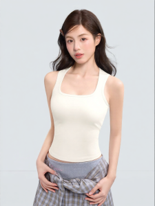 Secret World | Strapless Bra Included Camisole Cover Side Boobs