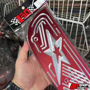 👑👑 แผ่นรองพักเท้า แผ่นรองพื้น งานมิเนียม ใส่จีออโน่ GIORNO พร้อมชุดน๊อต