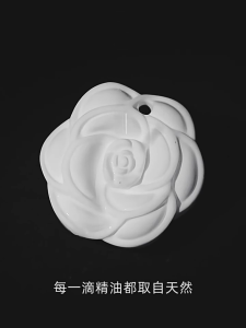 Floral Shaped Fragrance Aromatherapy Stone  山茶花造型扩香石膏片 衣柜防霉除臭持久留香 房间车载香熏挂件 Car Use/Wardrobe Use Fragrance Aromatherapy Stone