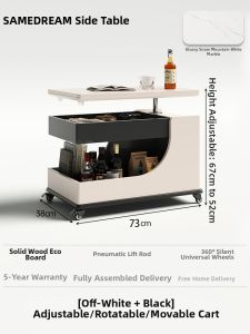 SAMEDREAM | Foldable Movable Elevating End Table