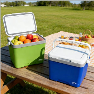 BEIYUE 6L Camping Ice Box New Thickened Cooler Box For Outdoor Camping Fishing And Ice Storage Refrigerator Portable Cooler Box