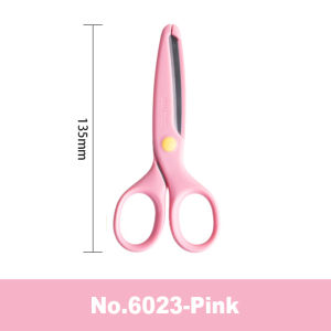 deli | Deli 1/3/12pcs Children Scissors 133mm Kids Safety Scissors Round Tip Kids Craft Portable Student Art Paper Cutting Scissors