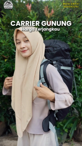 Tas Ransel Gunung Carrier Electra TNF Lokal 45L Tas Pendaki Gunung Hiking Adventure