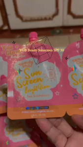 YGB Beauty White Sun Screen Bright Glow Sea Buckthorn 25g