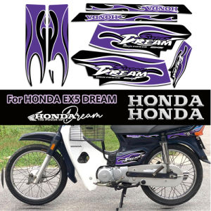 EX5 Modification Sticker Motorcycle Body Side Waterproof Vinyl Decal for HONDA EX5 DREAM