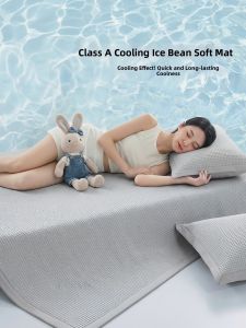 MENGWEIJUE | Mother-Baby Safe Cool Sensation Ice Silk Mattress Sheet Washable