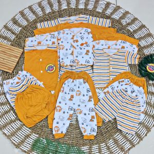 Ceisya Baby id Paket Brojol 18 Pcs Baju dan Celana Bayi Newborn Series Kubus