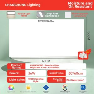 Changhong | Integrate LED Flat Panel Light Bathroom