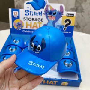 Blind Box Set Stitch Labubu Sarios Mysterious Storage Hat Keychain Doll Backpack Pendant Accessories Blind Box Accessories