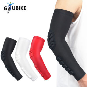 GTUBIKE 1PCS Sports Elbow Protection Honeycomb Anti-collision Pressure Protection Arm Sleeve Basketball Cycling Protective Gear