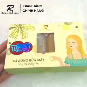 Hộp 02 Xà Bông Rửa Mặt Sáng Da Dưỡng Ẩm (100g * 02 bánh xà bông Rửa Mặt)
