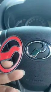 Lekat Saja Perodua Car Steering Logo 2011 to 2023 diameter 6.5cm