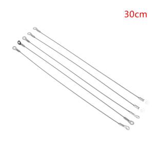 dailyStainless Steel Wire Rope Cable 5 Pack M4 Hole End High Strength Safety Ropes for Outdoor Climbing Gear Fastening