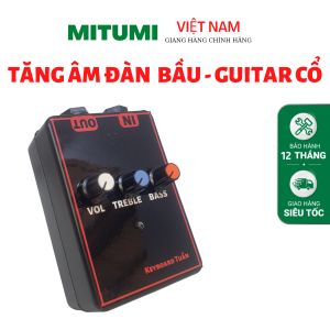 Tăng âm đàn - Tăng Âm Mitumi Sử Dụng Cho Nhạc Cụ Dân Tộc Guitar Cổ - Bầu - Hạ Uy Di - Kìm - Sến. Khuếch đại âm thanh có điều chỉnh eq