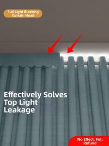 LEZHIHE | Light Blocking Self-Adhesive Curtain Header