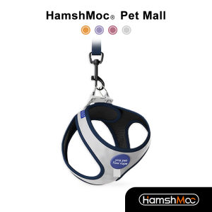 HamshMoc Durable Dog Harness And Leash Set Adjustable Pet Harness Anti-Pull Breathable Dog Lead Rope With Soft Handle For Small Medium Dogs Walking