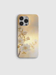 Pear Flower Falling Gold New Chinese Style Suitable for Apple IPhone7/8/X/Xr/11/12/13pro/14promax/15 Feilin Niche Style Chinese Fad Chinese Style for Men and Women Phone Case