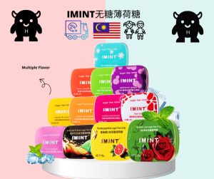 I‘MINT IMINT SUGAR FREE MINTS (正品) 无糖薄荷糖 清新口气 戒烟糖 零食糖果 清凉 薄荷糖 清凉滋润喉咙 清新口腔