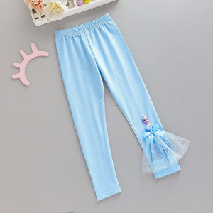 Váy Công Chúa Tay Ngắn Mùa Hè Cho Bé Gái Váy Lưới Baby Elsa Quần Áo Trẻ Em Thường Ngày Bằng Vải Cotton Pha Trộn