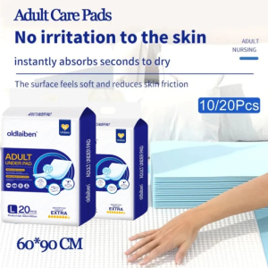 Oldlaiben 10/20PCS Adult Underpads 60x90cm Urine Pad Pregnant Nursing Pad Strong Water Absorption