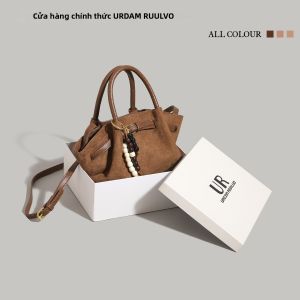 URCDN RDALVO | Túi Xách Vai Da Lộn Thời Trang Hợp Đi Làm Mùa Hè