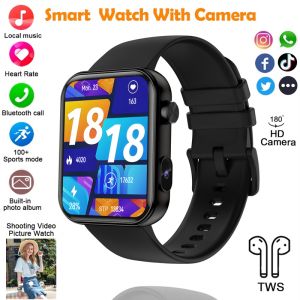 P51 Smart Watch Men Women with Camera Video Player Heart Rate 1.91" HD Screen 100+ Sport Watch Bluetooth Call Smartwatch For Xi