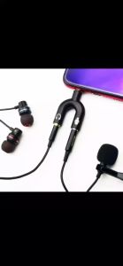 ✅100% Original AMZ Audio Splitter Model U Jack 3.5mm to Dual Female U Shape 2in1