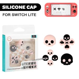 Silicone Button Thumb Grip Joystick Cap D-pad Cross Key Arrow Keys ABXY Button Sticker For Switch/Oled/Switch 2 /Switch Lite