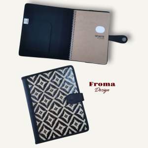Woven Cover book Bamboo | Handmade Traditional Sabahan | Contemporary Design Book Cover