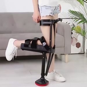 A324 ไม้เท้าค้ำเข่าขาเดียวแบบอิสระ แทนขาเทียม ไม้เท้าค้ำช่วยเดิน พยุงตัว แฮนด์ฟรี