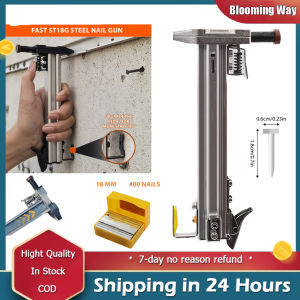🚚 Local Delivery🚚Full Automatic Cement Nail Gu-n Slot Nail Tool Straight Nail G-un ST18 Manual Nail G-un Steel Nail Gu-n Nail G-un
