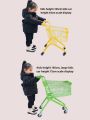 New Arrival Kids Big Small Size Supermarket Trolley Baby House Playing Pink Toy Car Boys and Girls Metal Trolley. 