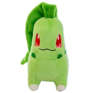 30/45cm Pokemon Chikorita Plush Doll Soft Stuffed Cartoon Chikorita Toys Kawaii Japan Anime Elf Plush Birthday Gift For Kids