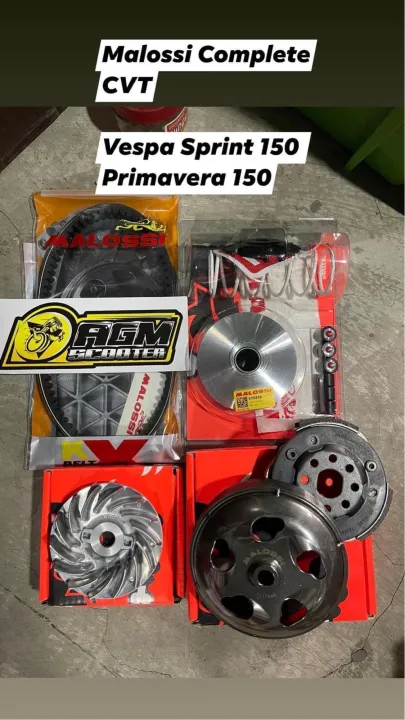 Original Malossi CVT set for Vespa Sprint and Primavera Lazada