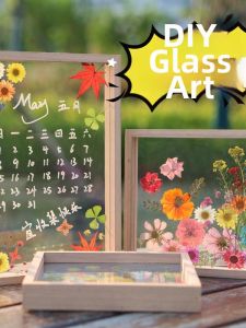 DIY Pressed Flower Acrylic Photo Frame