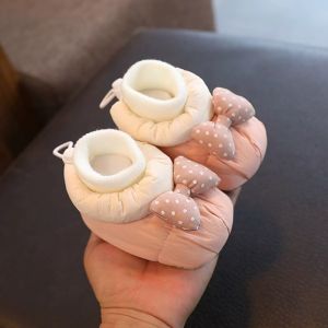 Newborn Baby Autumn and Winter Shoes Keep Baby Warm 0-1 Year Old Newborn One Month Old 6 to 12 Months Soft Bottom Toddler Cotton Shoes