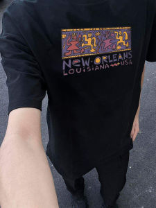 PAZHAOLANG | Oversized Cotton T-shirt 300kg Summer