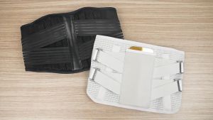 KCareU Lumbar Back Support Belt for Lumbar Waist Disc Herniation Orthopedic Spine Brace Pain Relief Back Brace Support with Self-heating Pads