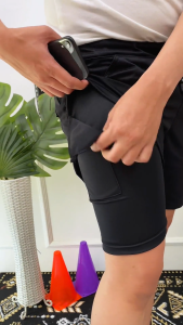 AURION Celana Pendek 2 IN 1 Bawahan Olahraga Lari Jogging Pria Wanita