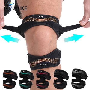 GTUBIKE 1PCS Upgraded With Double Patella Straps Anti Slip Silicone Sports Knee Pads That Are AdjustableStableShock-Absorbing