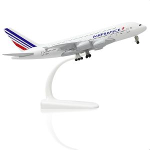 20CM Air France A380 Plane Model Alloy Metal  Diecast Collection Aircraft Children toys  toys boys kids Collectible Gift