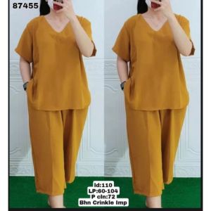 Setelan Andin 7/8 Crinkle Airflow/One set Wanita