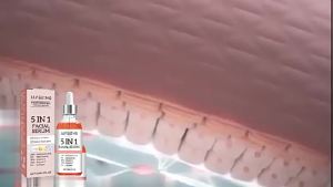 5-in-1 Vitamin C & Hyaluronic Acid Face Serum Firming Facial Essence Shrink Pores & Fade Fine Lines Moisturizing Skin Care
