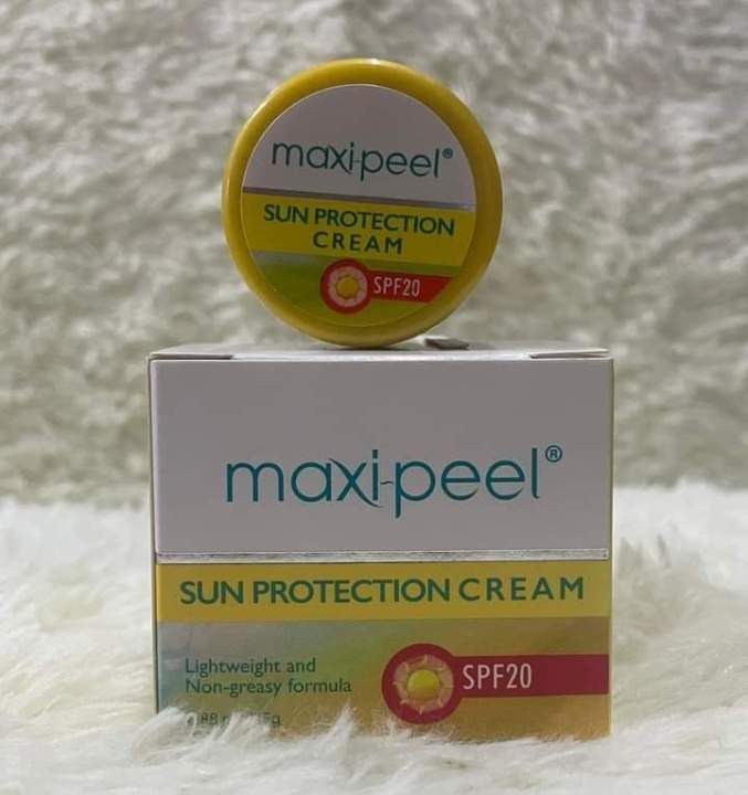 MaxiPeel Sun Protection Cream Spf 30 25g Lazada PH