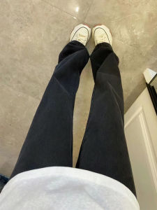 High Waist Straight Leg Black Jeans for Women plus Size Pear Shape Body Covering Loose Wide Leg Pants Slimming Effect