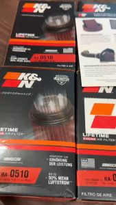 Lọc gió K&N/ KN 0510 chính hãng cho các dòng xe độ ( KN RA-0510)